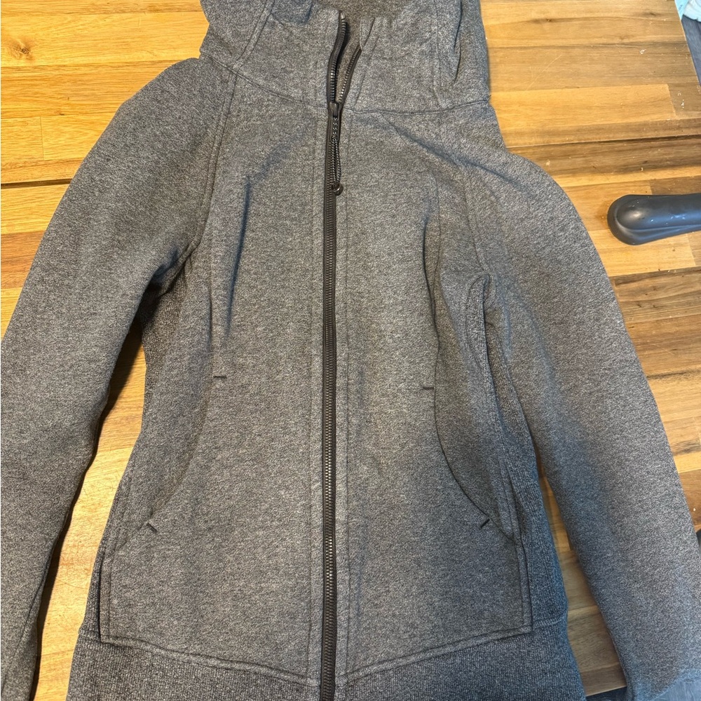 Lululemon Gray Hooded Jacket